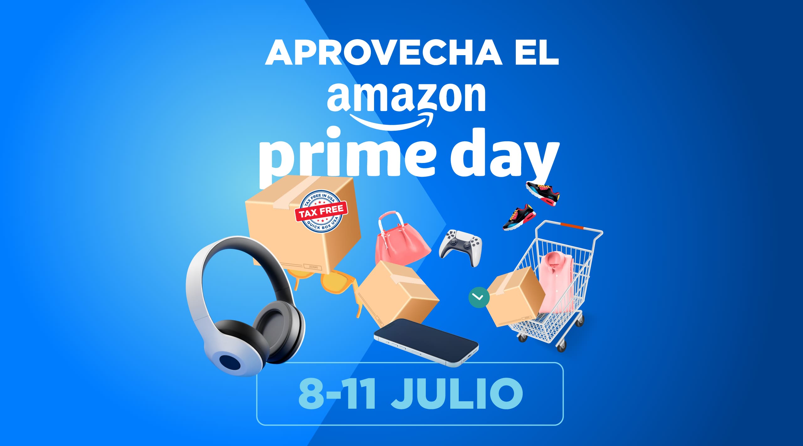 Aprovecha el Prime Day de Amazon y recibe tus compras en Guatemala con Quick Box USA, envío rápido y seguro